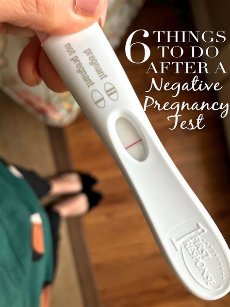 pregnancy symptoms with negative test